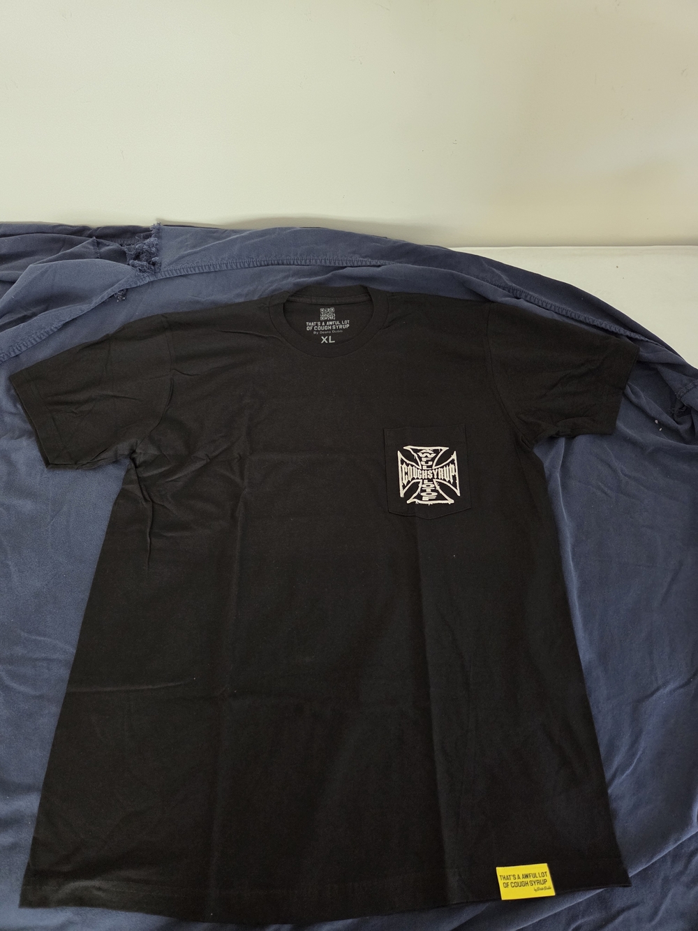 That's A Awful Lot Of Cough Syrup Iron Cross Graphic Shirt